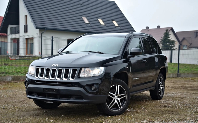 Jeep Compass cena 41900 przebieg: 217000, rok produkcji 2012 z Krapkowice małe 301